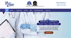 Desktop Screenshot of medleague.com